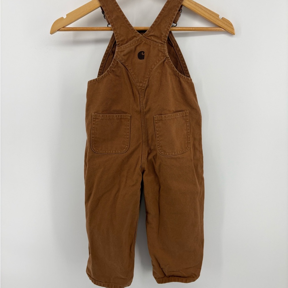 Carhartt Kids Chestnut Overalls - Picture 2 of 5